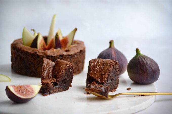 Brownie-med-karamel
