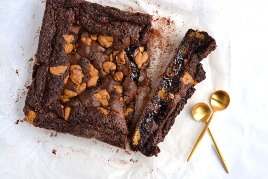 Brookie - brownie med cookiedough